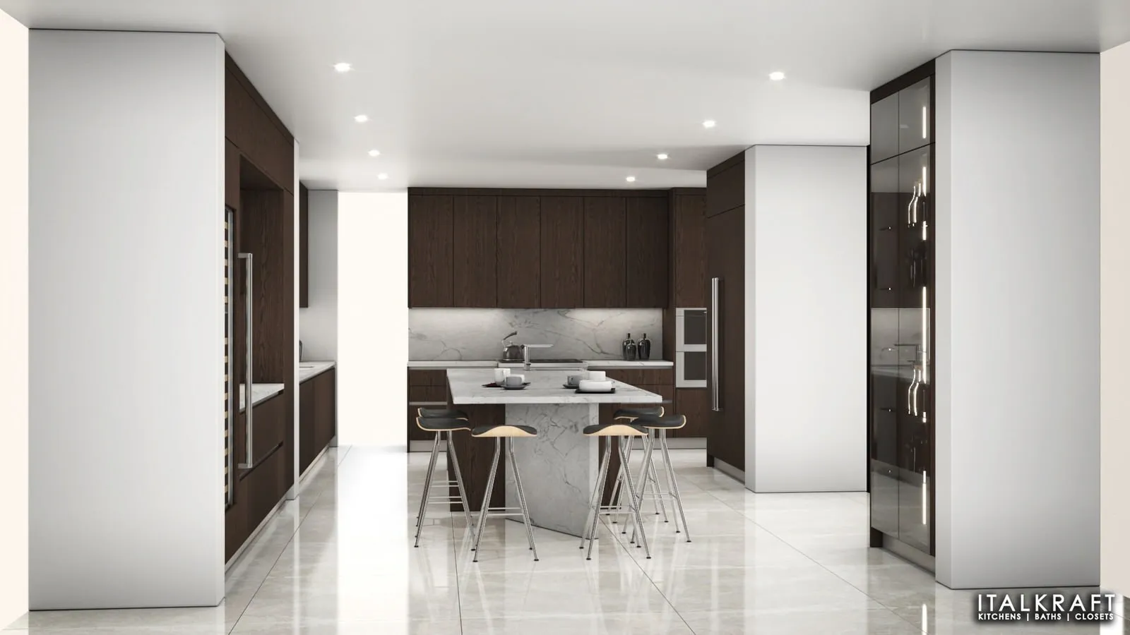 Nahon Residence, Kitchen Remodel, Miami Beach, Florida: kitchen photo 8 by DALOP Design